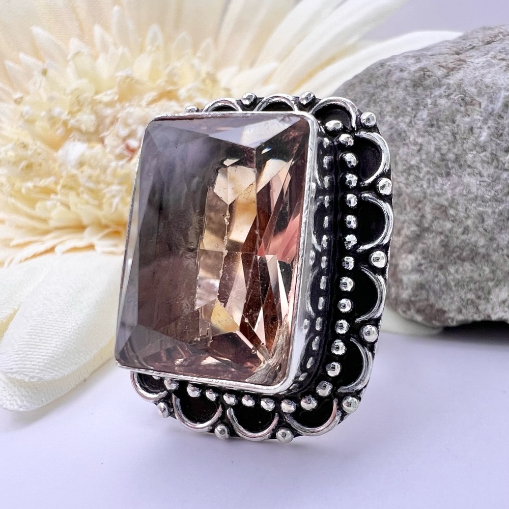 SALE- MORGANITE RING - Picture 5 of 14
